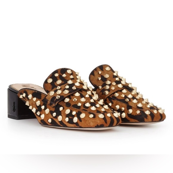 Sam Edelman Augusta Studded Mules - Picture 2 of 14